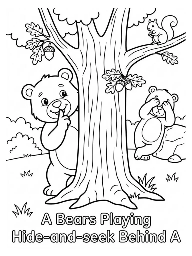 bears coloring sheets_11