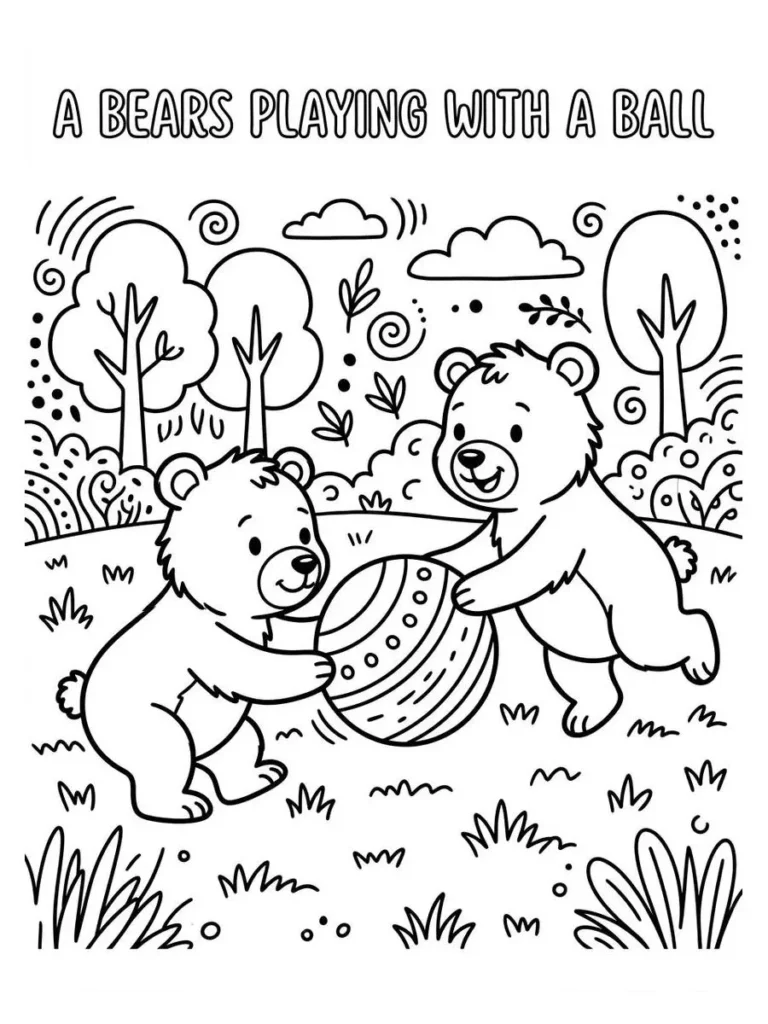 bears coloring sheets_16