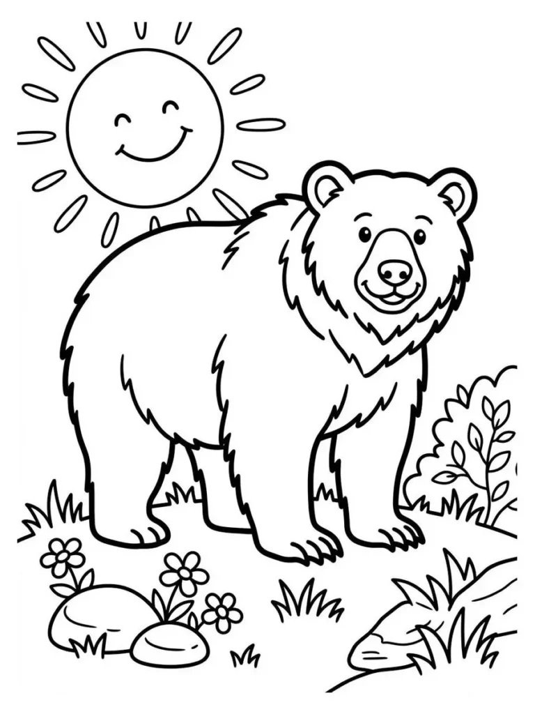 bears coloring sheets_17
