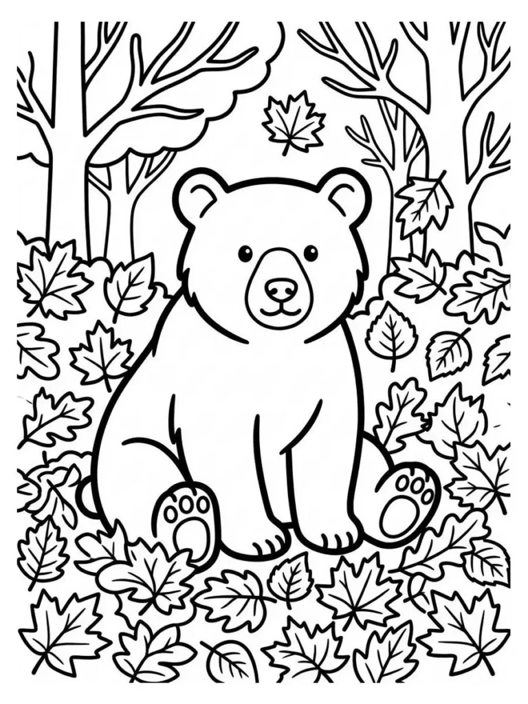 bears coloring sheets_18