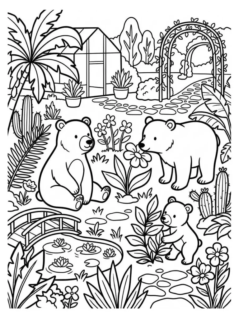 bears coloring sheets_2