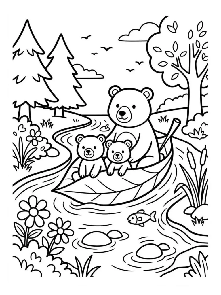 bears coloring sheets_20