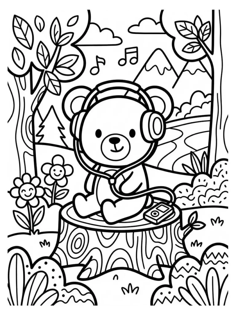 bears coloring sheets_22