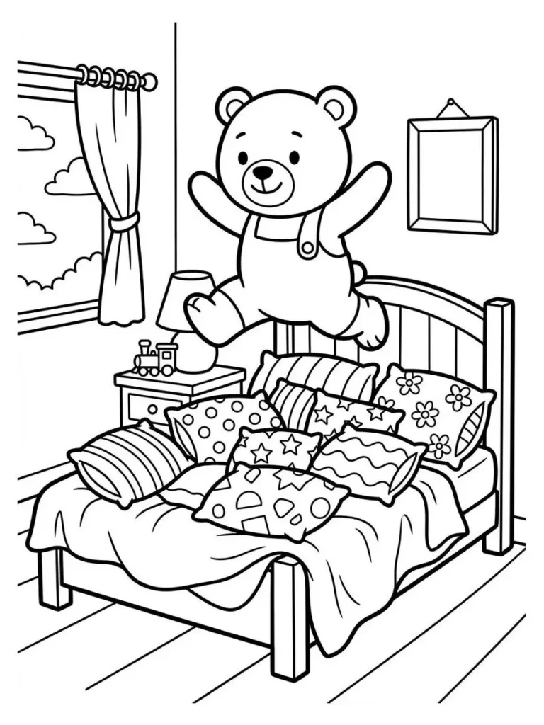 bears coloring sheets_23