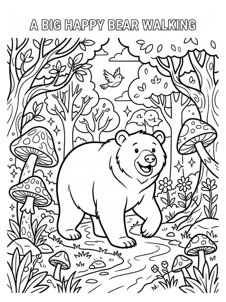 bears coloring sheets_24