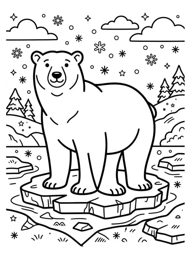 bears coloring sheets_26