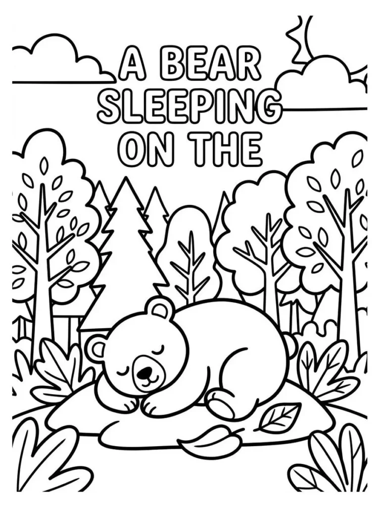 bears coloring sheets_27
