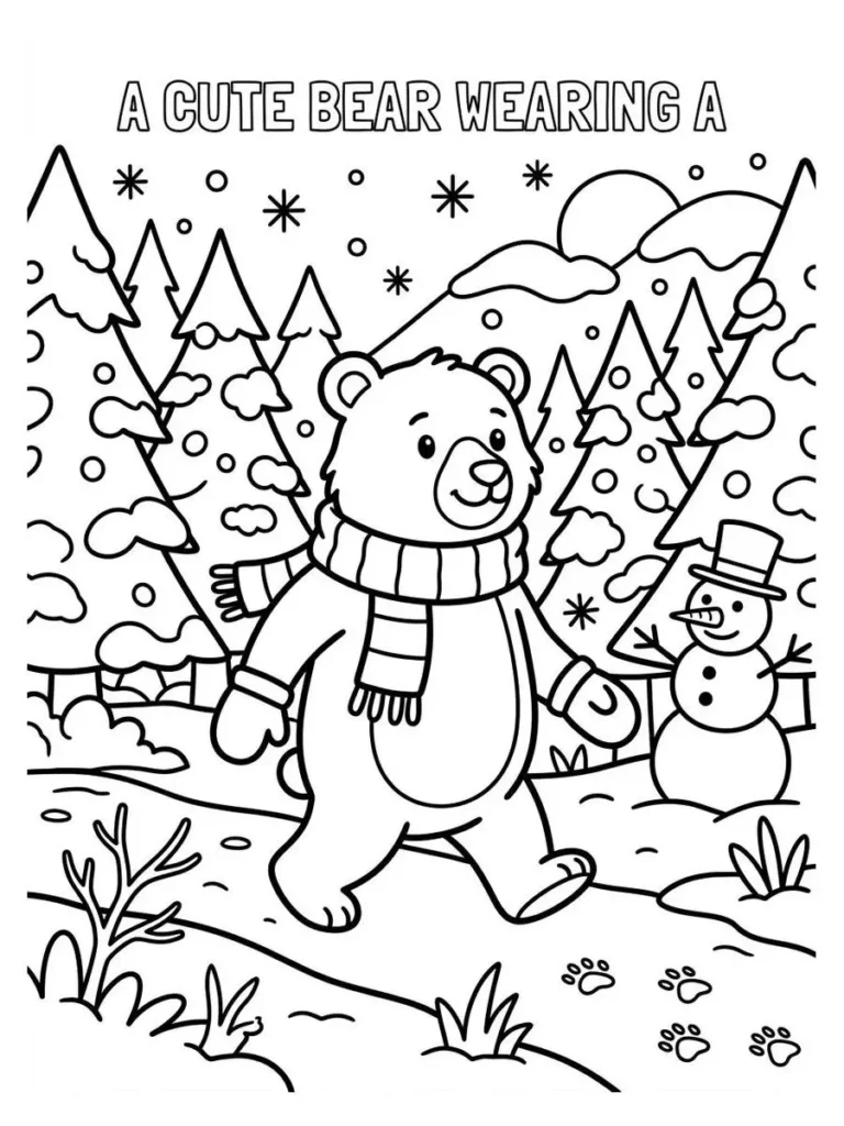 bears coloring sheets_5