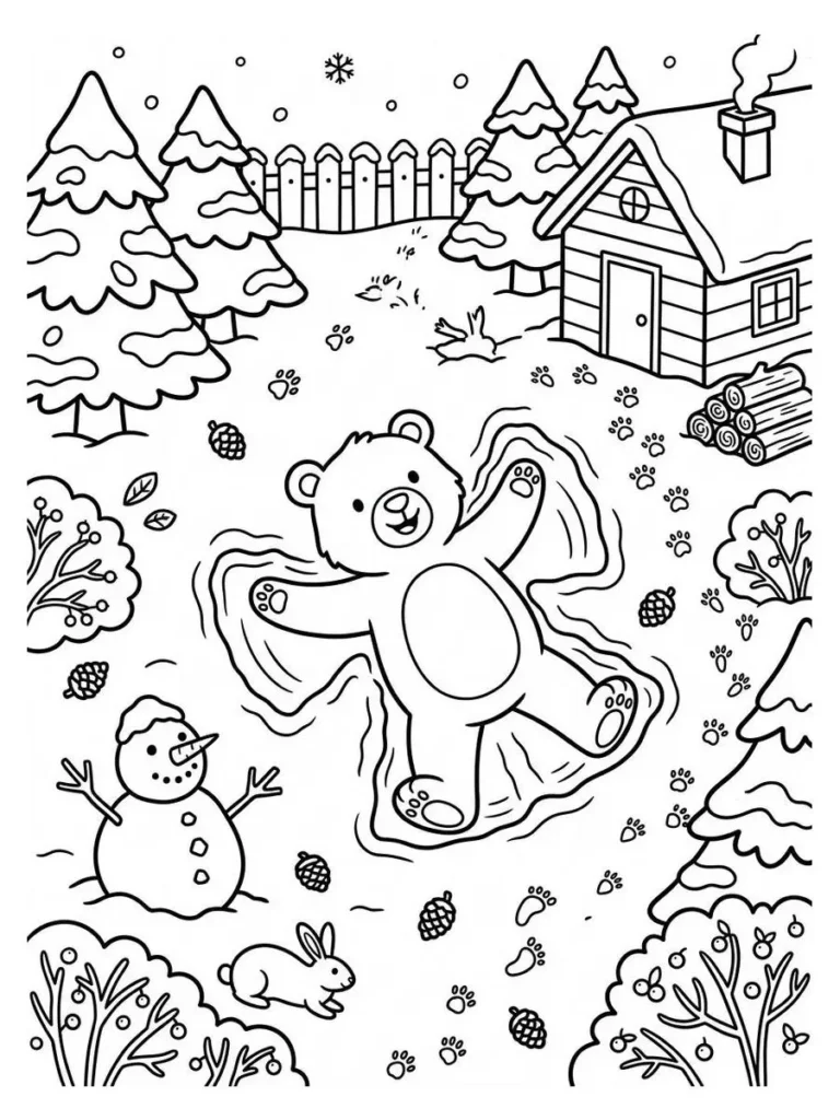 bears coloring sheets_7