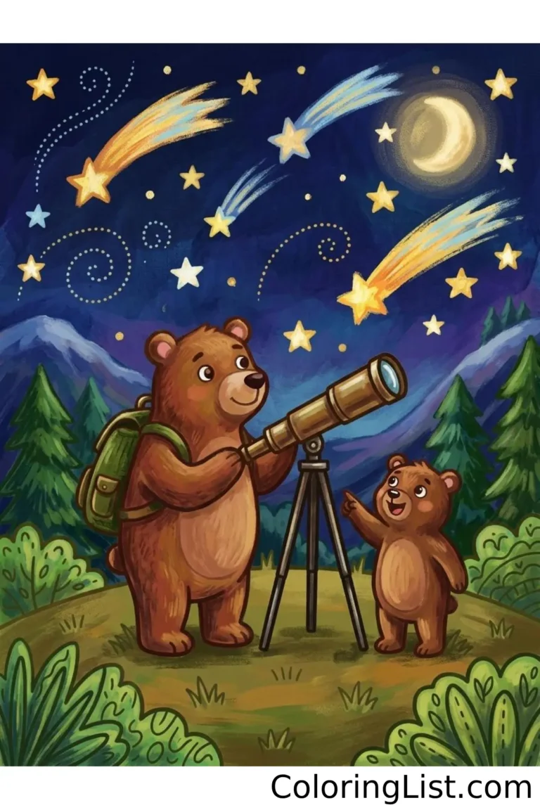 bears coloring sheets featured image