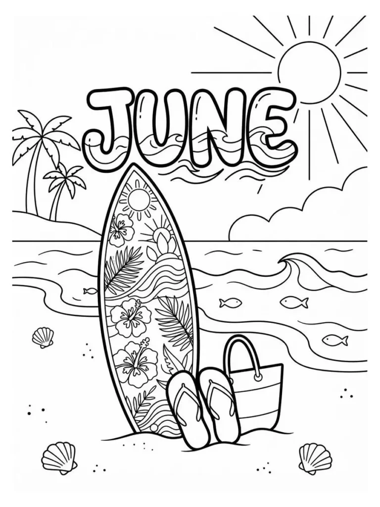 june coloring pages_14