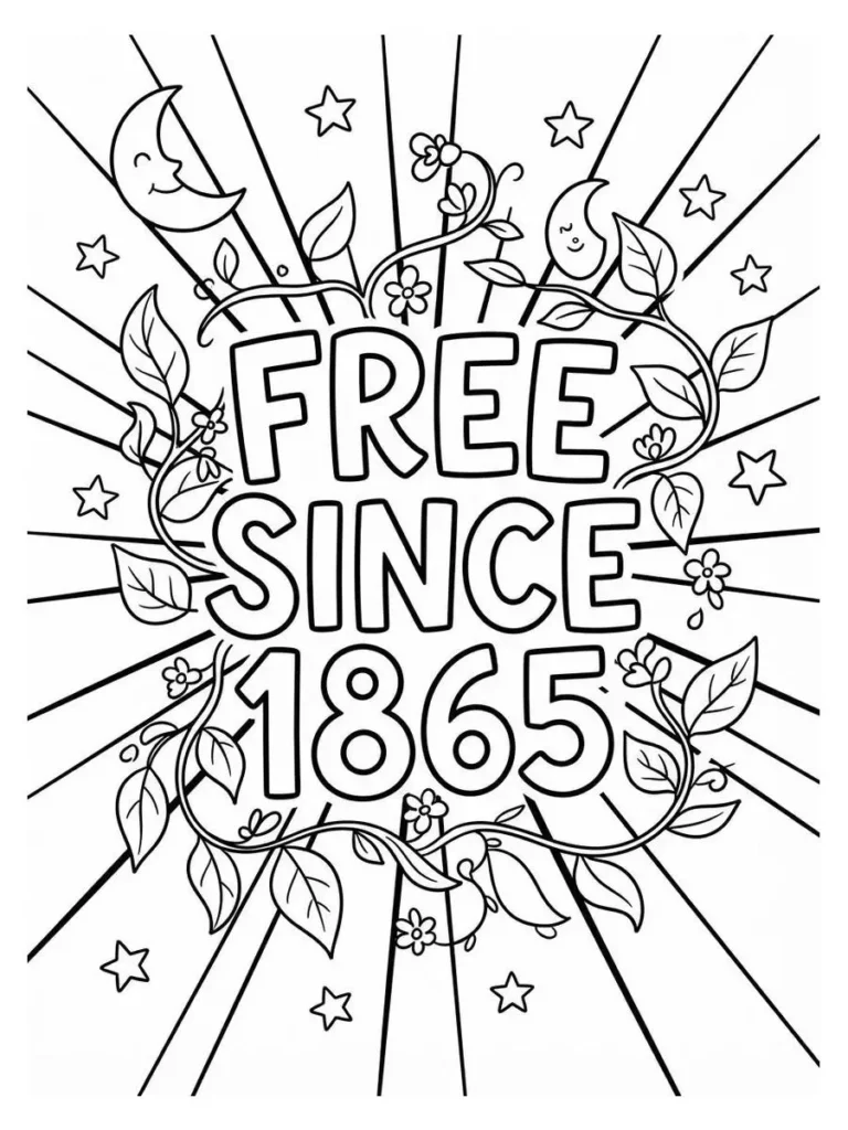 juneteenth coloring sheets_10
