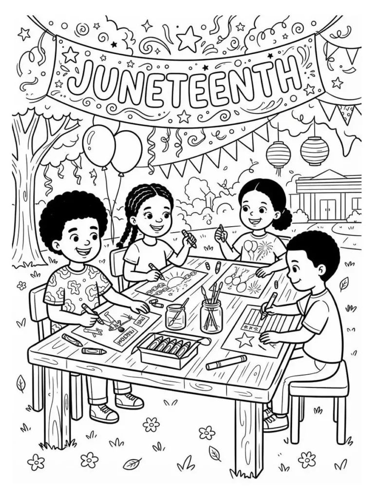 juneteenth coloring sheets_11
