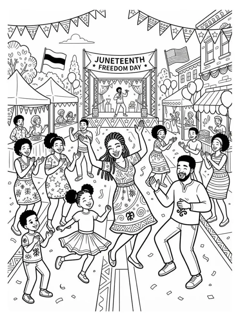 juneteenth coloring sheets_13