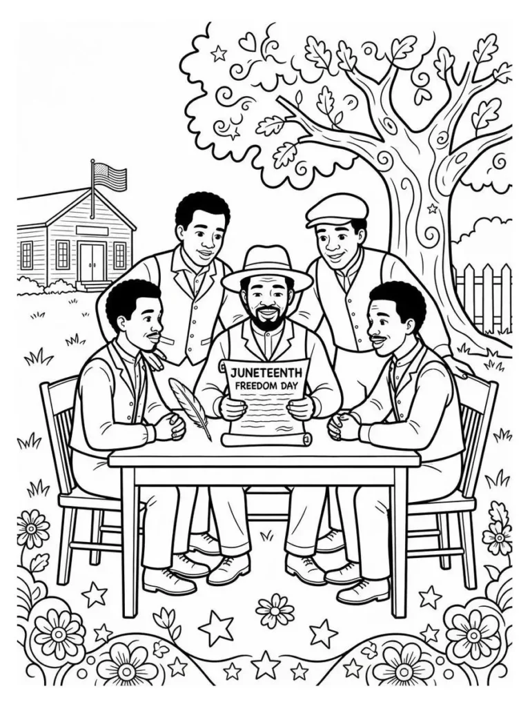juneteenth coloring sheets_18