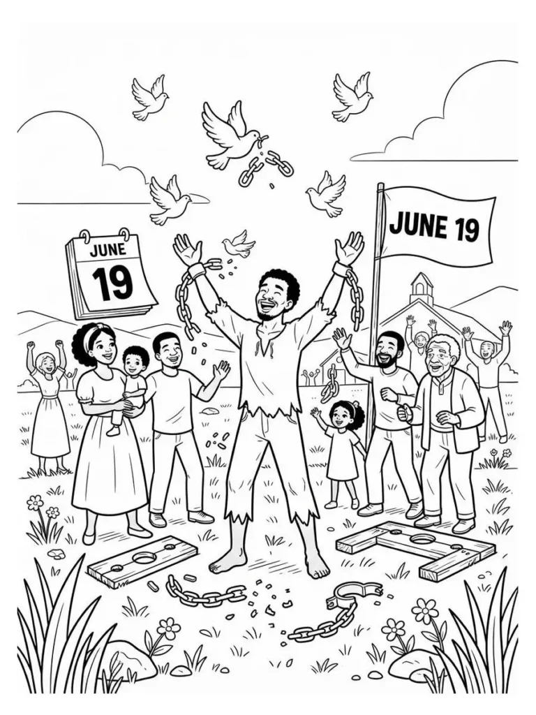 juneteenth coloring sheets_22