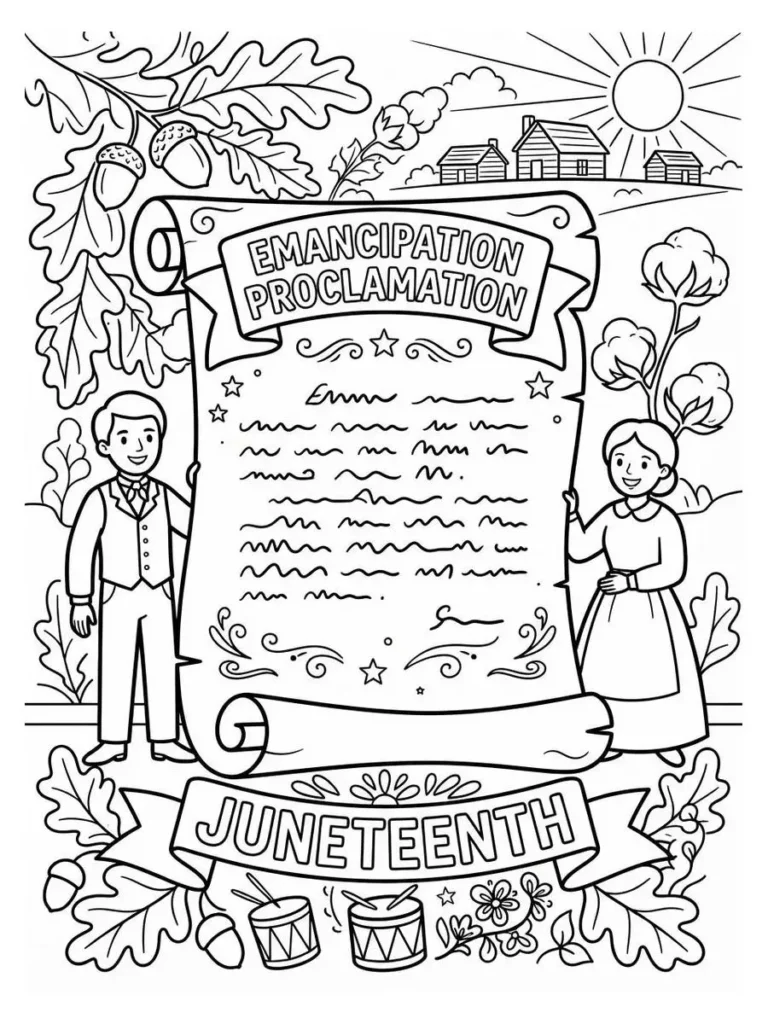 juneteenth coloring sheets_23