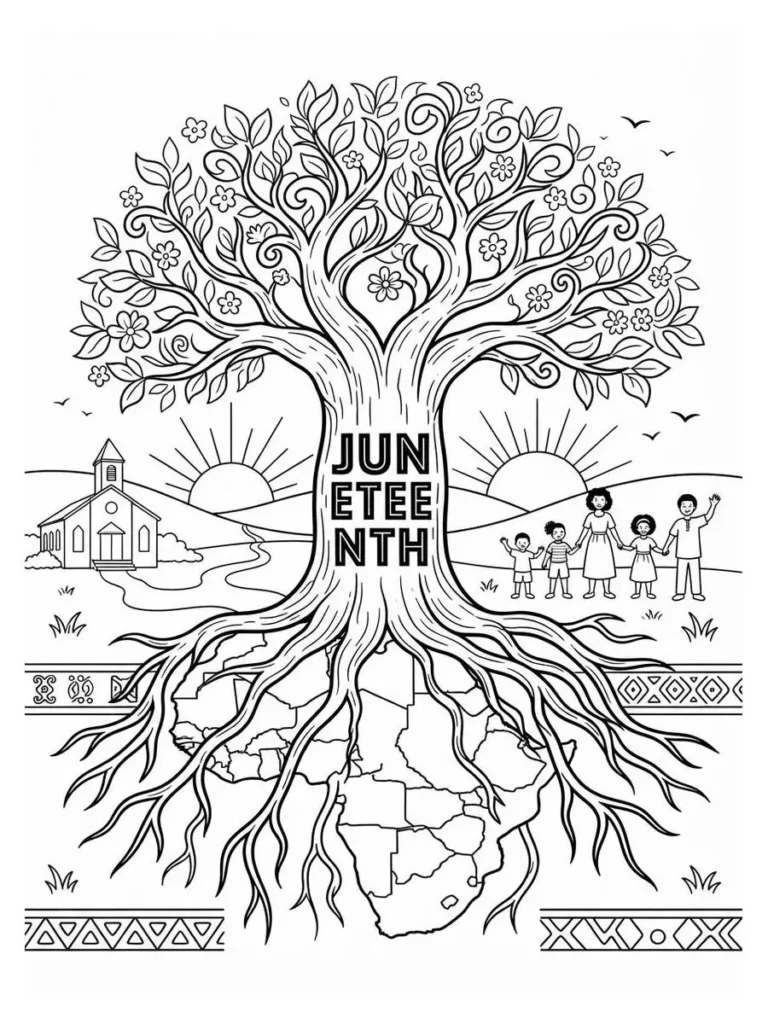 juneteenth coloring sheets_28