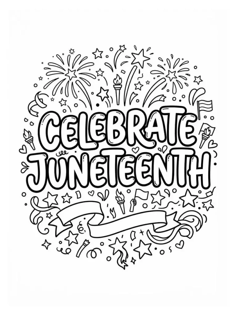 juneteenth coloring sheets_4