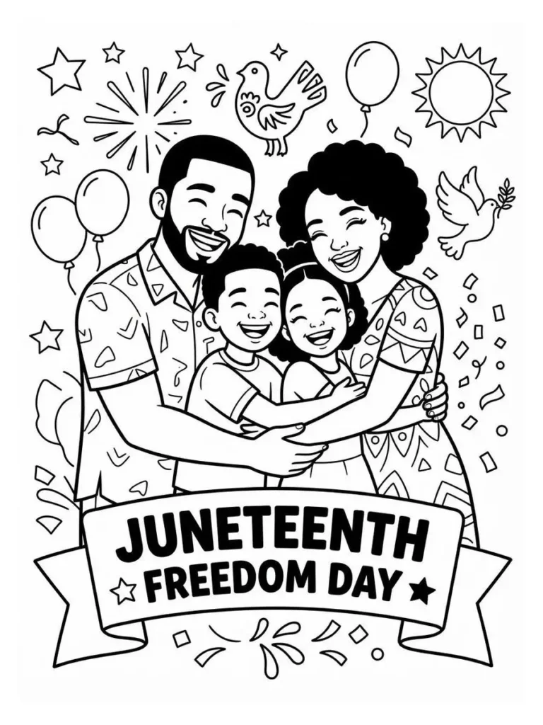juneteenth coloring sheets_8